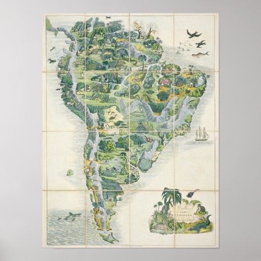 Wallis's New Game of Wanderers in the Poster (Voorkant)