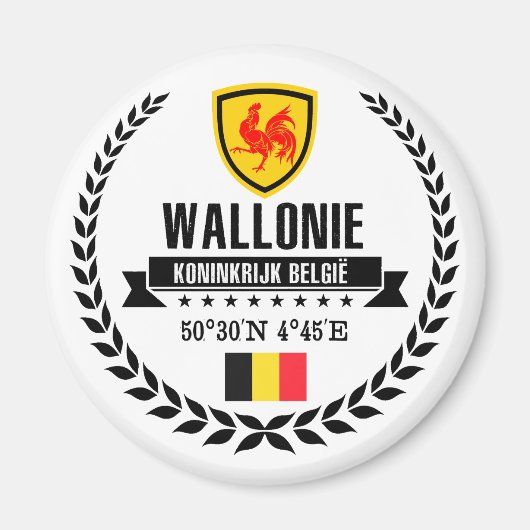 Wallonie Magneet (Voorkant)