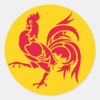 Wallonië vlag België regio franse provincie symbo