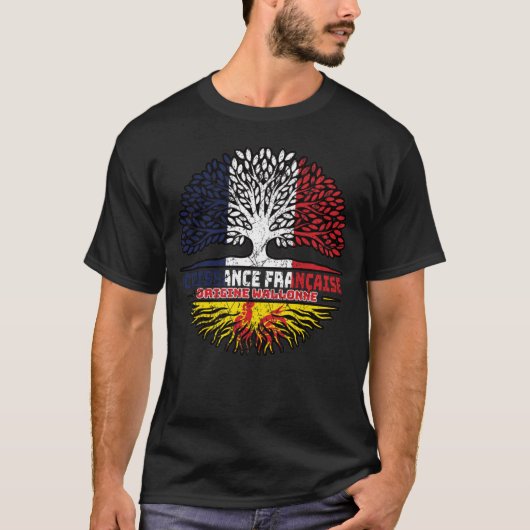 Wallonië Waalse Franse boomgaard T-shirt (Voorkant)