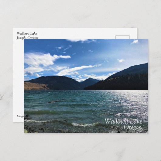 Wallowa Lake, Oregon Briefkaart (Voorkant / Achterkant)