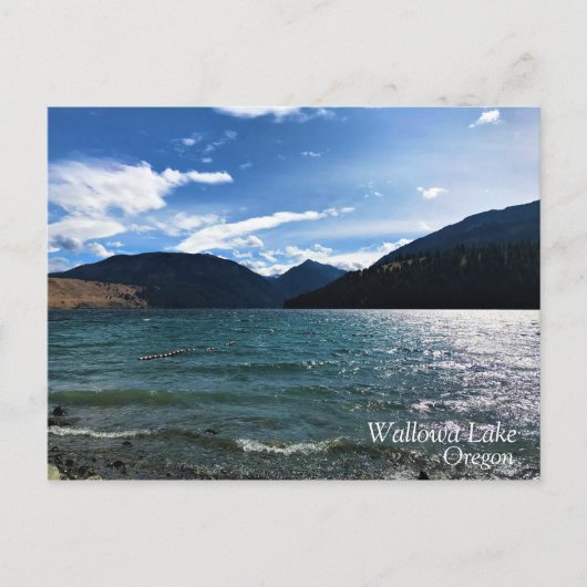 Wallowa Lake, Oregon Briefkaart (Voorkant)
