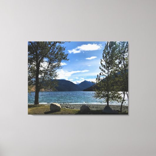 Wallowa Lake, Oregon Canvas Afdruk (Voorkant)