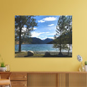 Wallowa Lake, Oregon Canvas Afdruk (Insitu (Woonkamer))