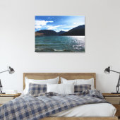 Wallowa Lake, Oregon Canvas Afdruk (Insitu (Slaapkamer))