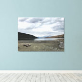 Wallowa Lake, Oregon Canvas Afdruk (Insitu (Houten vloer))