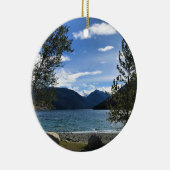 Wallowa Lake, Oregon Keramisch Ornament (Rechts)
