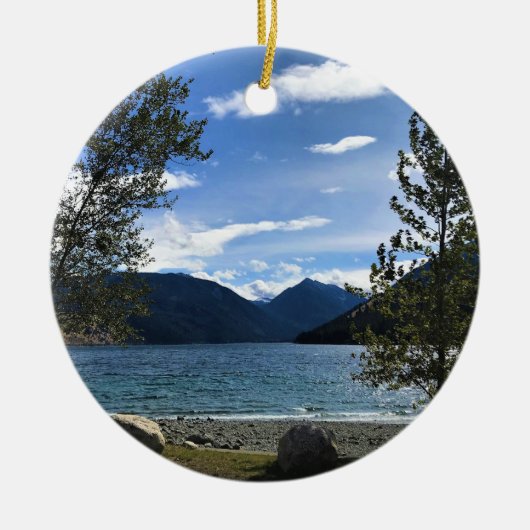 Wallowa Lake, Oregon Keramisch Ornament (Voorkant)