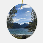 Wallowa Lake, Oregon Keramisch Ornament (Links)