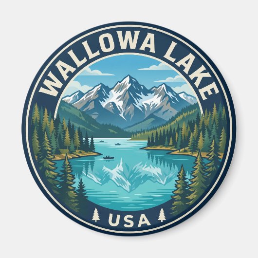 Wallowa Lake USA Magneet (Voorkant)