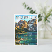 Wallowa-meer Briefkaart (Staand voorkant)
