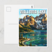 Wallowa-meer Briefkaart (Voorkant / Achterkant)