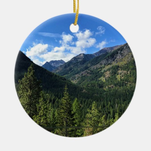 Wallowa Mountains, OF Keramisch Ornament (Voorkant)
