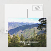 Wallowa Mountains, Oregon Briefkaart (Voorkant / Achterkant)
