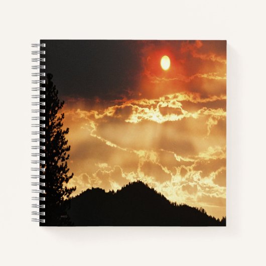 Wallows Fire Sky..... Notitieboek (Voorkant)