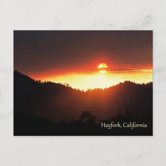 Wallow's Fire van 2007 Briefkaart (Voorkant)