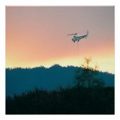 Wallows Fire van 2007... Perfect Poster (Voorkant)