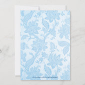 Wallpaper Baby Boy Shower Kaart (Achterkant)