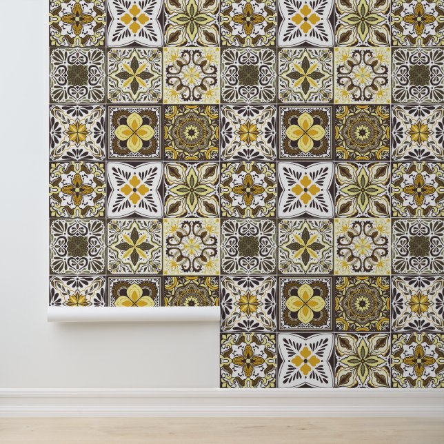 Wallpaper Backsplashes/Talavera geïnspireerde tege Behang (Applicatie)