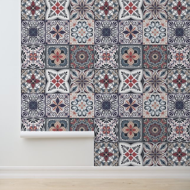 Wallpaper Backsplashes/Talavera geïnspireerde tege Behang (Applicatie)