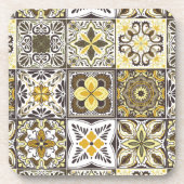 Wallpaper Backsplashes/Talavera geïnspireerde tege Bier Onderzetter (Voorkant)