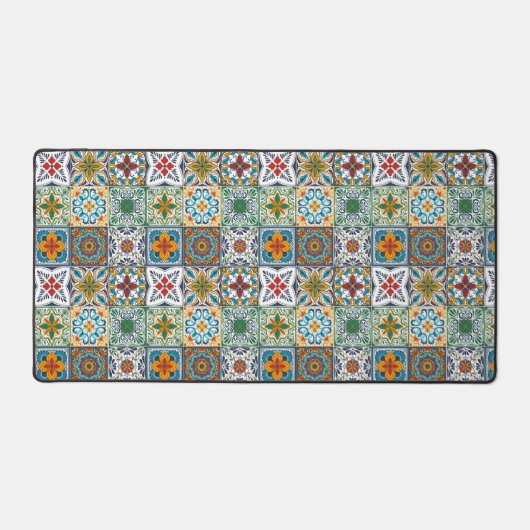 Wallpaper Backsplashes/Talavera geïnspireerde tege Bureaumat (Voorkant)