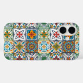 Wallpaper Backsplashes/Talavera geïnspireerde tege Case-Mate iPhone Case (Achterkant (horizontaal))