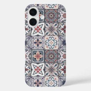 Wallpaper Backsplashes/Talavera geïnspireerde tege iPhone 16 Hoesje