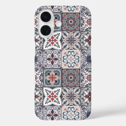Wallpaper Backsplashes/Talavera geïnspireerde tege Case-Mate iPhone Case (Achterkant)