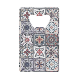 Wallpaper Backsplashes/Talavera geïnspireerde tege Creditkaart Flessenopener