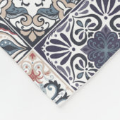Wallpaper Backsplashes/Talavera geïnspireerde tege Fleece Deken (Hoek)