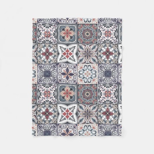 Wallpaper Backsplashes/Talavera geïnspireerde tege Fleece Deken (Voorkant)
