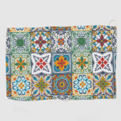 Wallpaper Backsplashes/Talavera geïnspireerde tege Golfhanddoek (Horizontaal)
