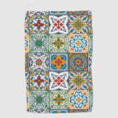Wallpaper Backsplashes/Talavera geïnspireerde tege Golfhanddoek (Voorkant)