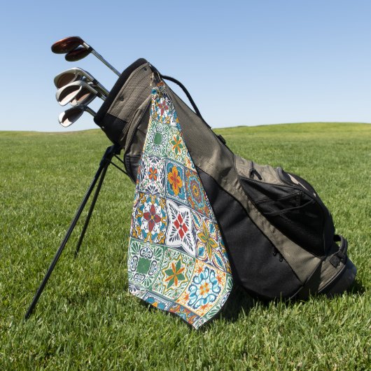 Wallpaper Backsplashes/Talavera geïnspireerde tege Golfhanddoek (Groen)