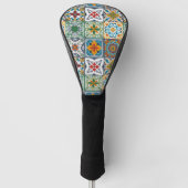 Wallpaper Backsplashes/Talavera geïnspireerde tege Golfheadcover (Voorkant)