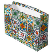 Wallpaper Backsplashes/Talavera geïnspireerde tege Groot Cadeauzakje (Achterkant Gekanteld)