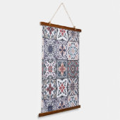 Wallpaper Backsplashes/Talavera geïnspireerde tege Hangend Wandkleed (Gebogen)