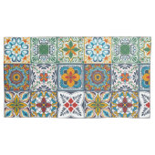 Wallpaper Backsplashes/Talavera geïnspireerde tege Kussensloop (Voorkant-Links)