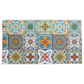 Wallpaper Backsplashes/Talavera geïnspireerde tege Kussensloop (Voorkant-Rechts)
