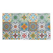 Wallpaper Backsplashes/Talavera geïnspireerde tege Kussensloop (Achterkant-Links)