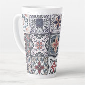 Wallpaper Backsplashes/Talavera geïnspireerde tege Latte Mok (Linkerhoek)