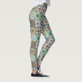 Wallpaper Backsplashes/Talavera geïnspireerde tege Leggings (Rechts)