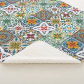 Wallpaper Backsplashes/Talavera geïnspireerde tege Sherpa Deken (3/4)