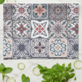 Wallpaper Backsplashes/Talavera geïnspireerde tege Theedoek (Gevouwen)