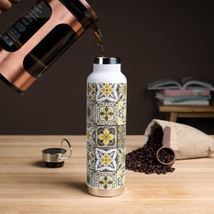 Wallpaper Backsplashes/Talavera geïnspireerde tege Waterfles
