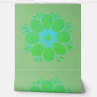 WALLPAPER BLOEM STIJL ONTWERP