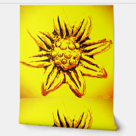 WALLPAPER BLOEM STIJL ONTWERP BEHANG