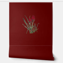 WALLPAPER BLOEM STIJL ONTWERP BEHANG