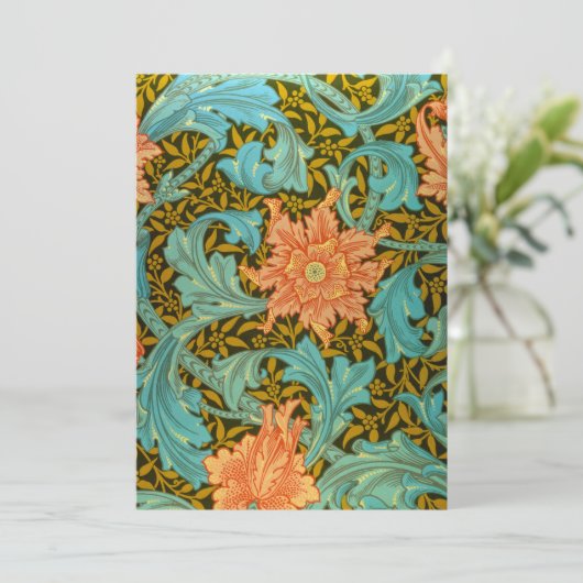 Wallpaper Design, Single Stem van William Morris Bedankkaart (Staand voorkant)